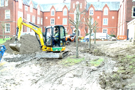 Commercial Turfing Before