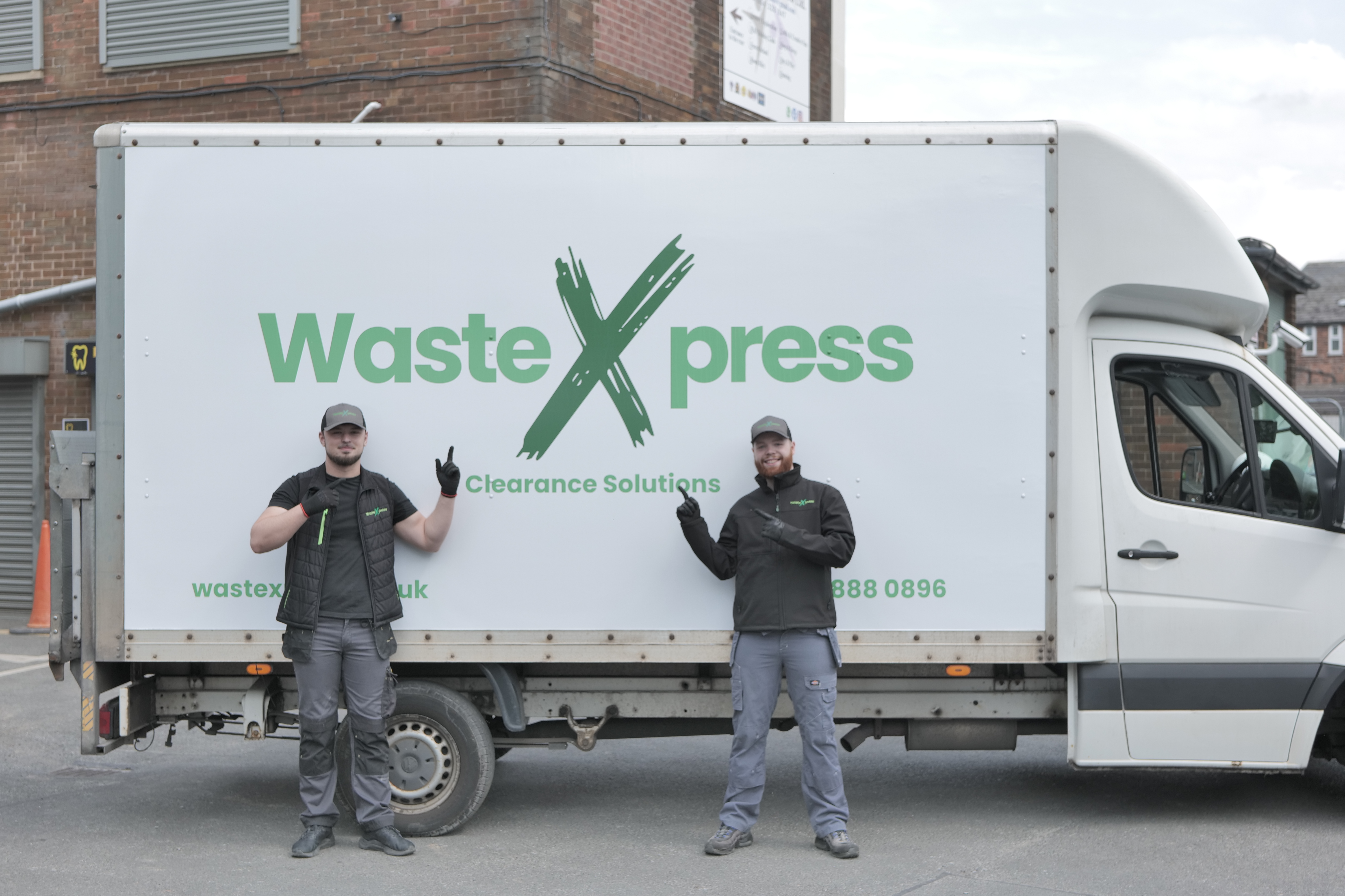 WasteXpress Clearnace Van with team