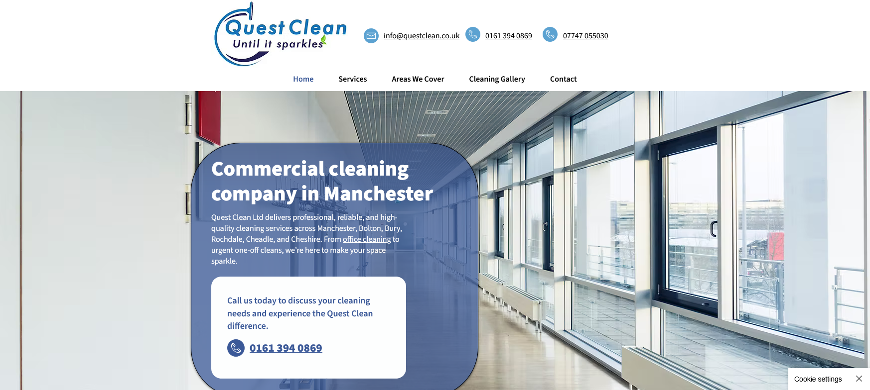 Quest Clean Website Screenshot 001