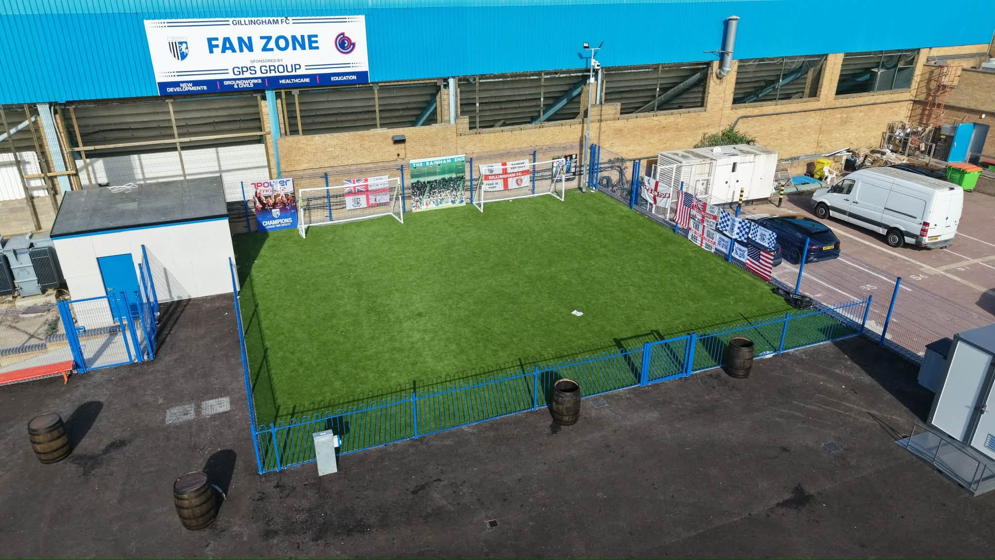 ALC help transform Gillingham football clubs new fanzone