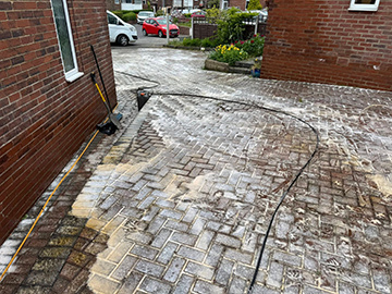 Driveway Pressure Washing & Stain Removal Leeds