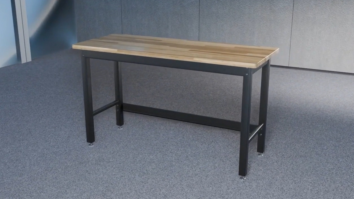 Project-Bench-With-Solid-Wood-Worktop