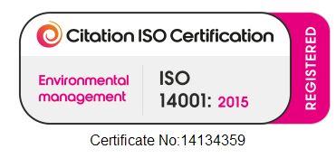 Citation ISO Certification ISO 14001:2015 Logo