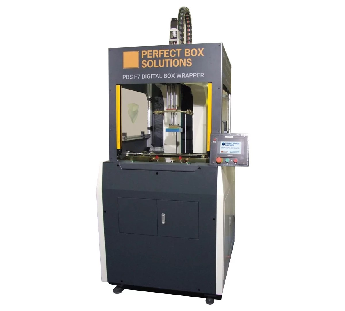 F7 Box Wrapper (wrapping cover material around rigid box carcass)