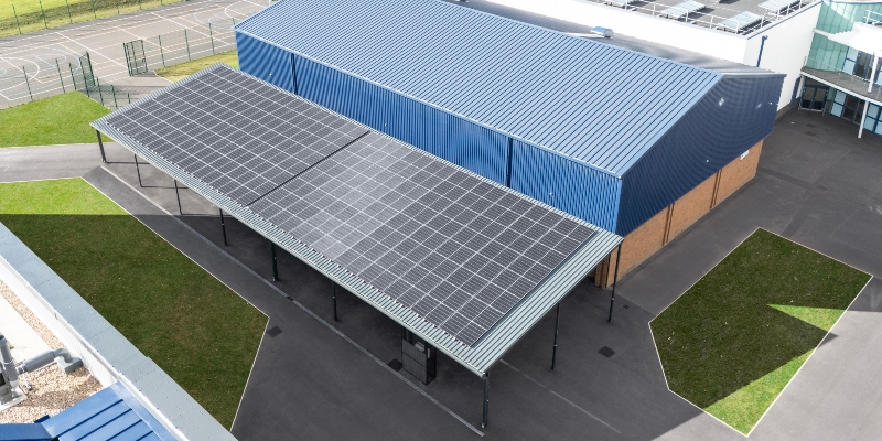 Creating Sustainable Covered Spaces at Carleton High School