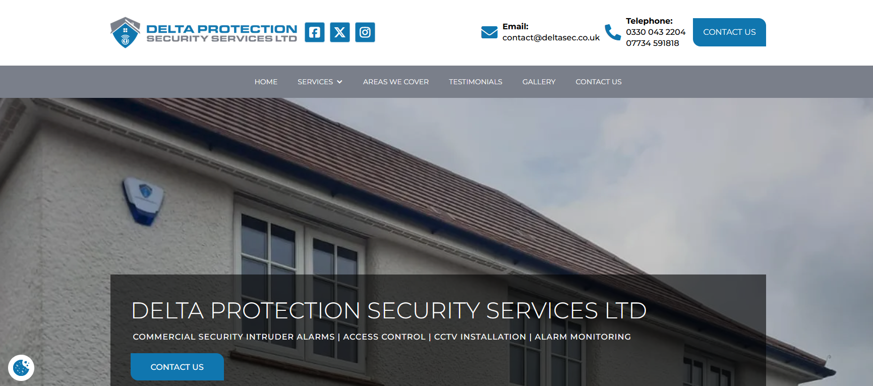 Delta Protection Security Services Ltd Website Screenshot 001