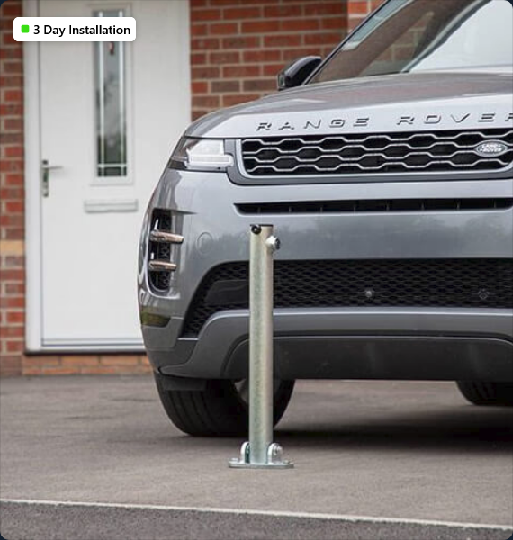 DriveGuard Park Fold-Down Anti-Parking Post in Kent