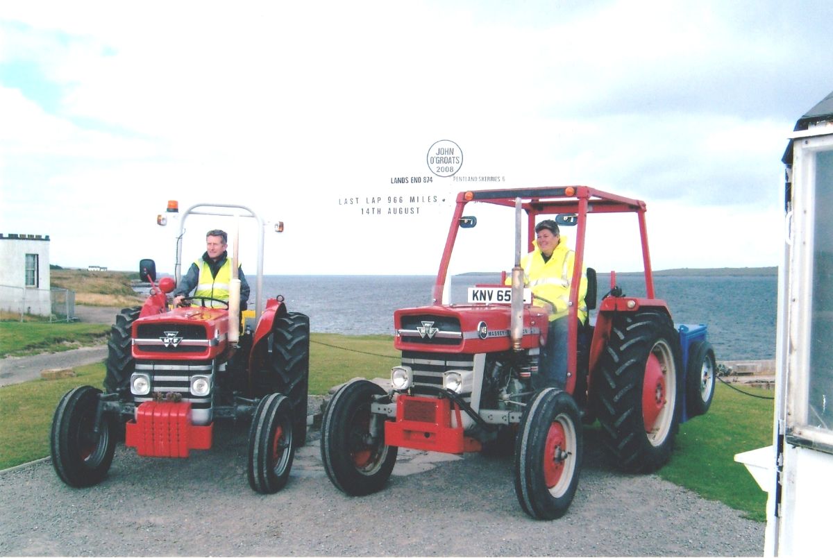 Coast-to-Coast Charity Tractor Challenge in aid of Cancer Research UK