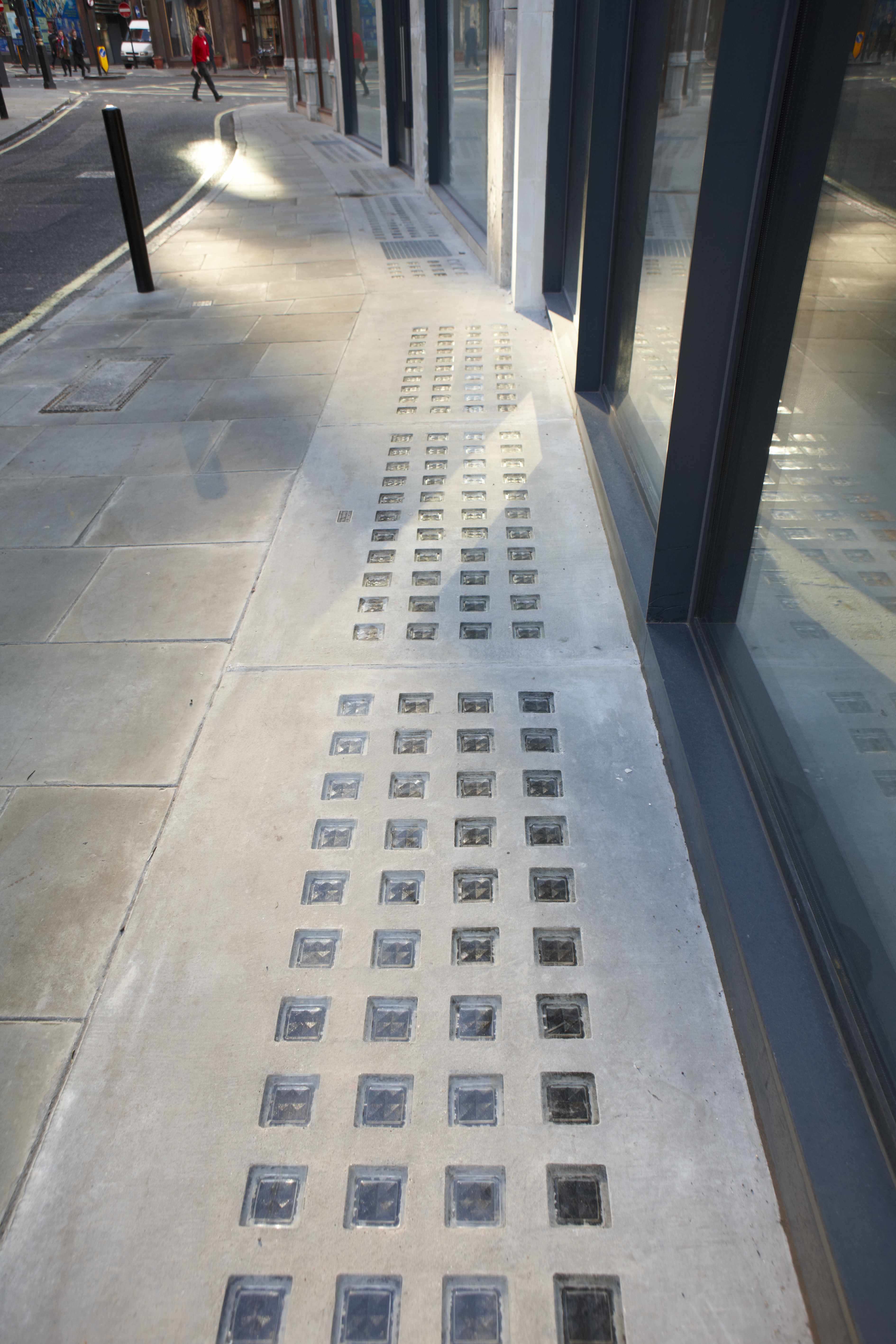 pavement lights, luxcrete