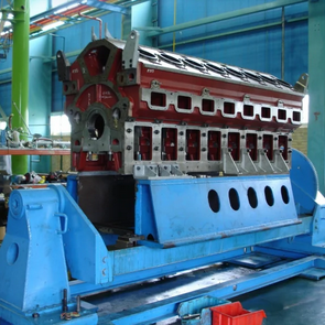 Line Boring Services for Diesel Engine Bedplates