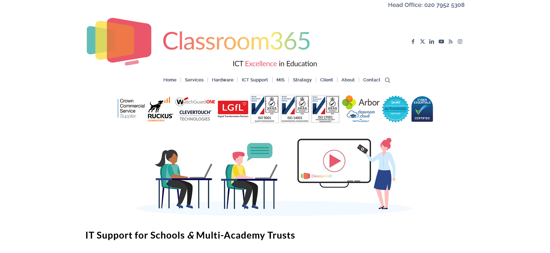 Classroom365 Ltd Website Screenshot 001