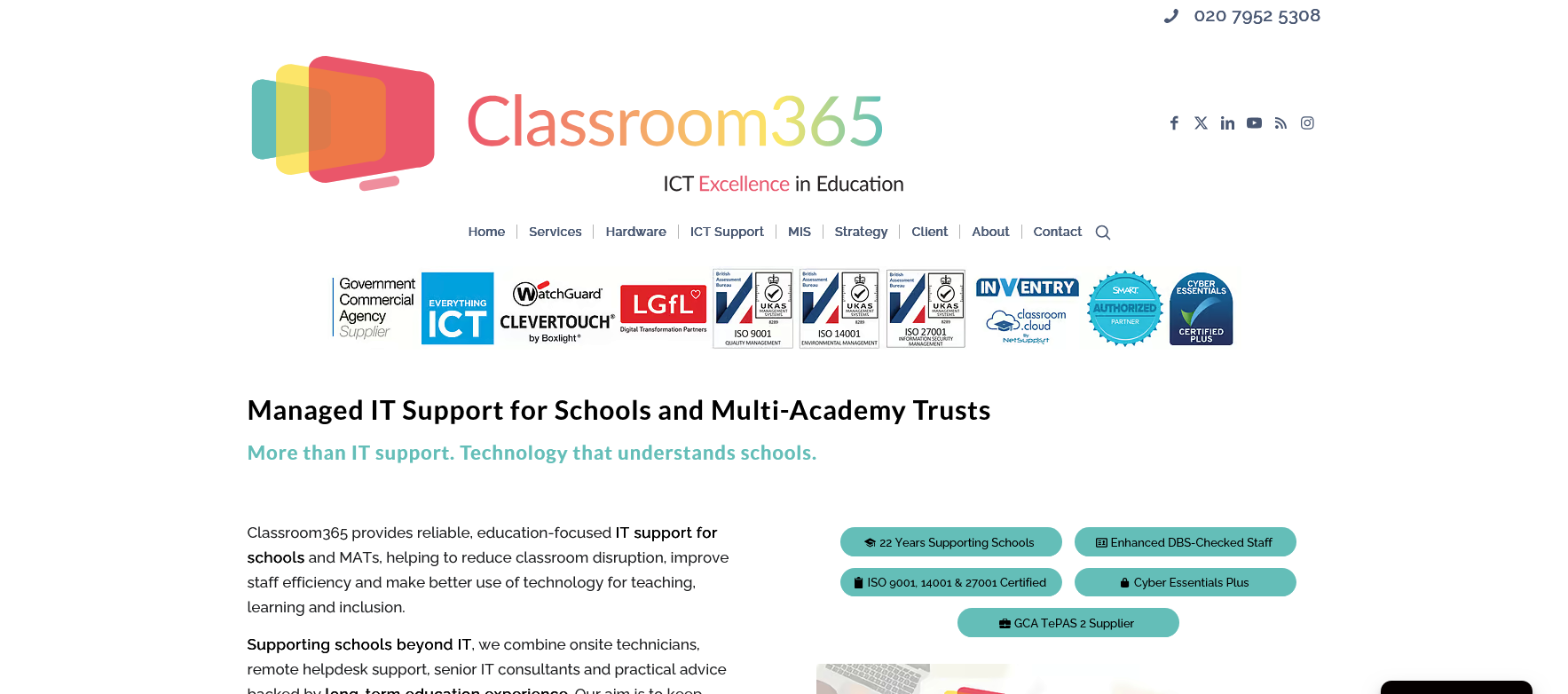 Classroom365 Ltd Website Screenshot 001