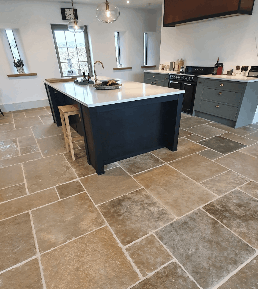 Natural stone Floor Polishing