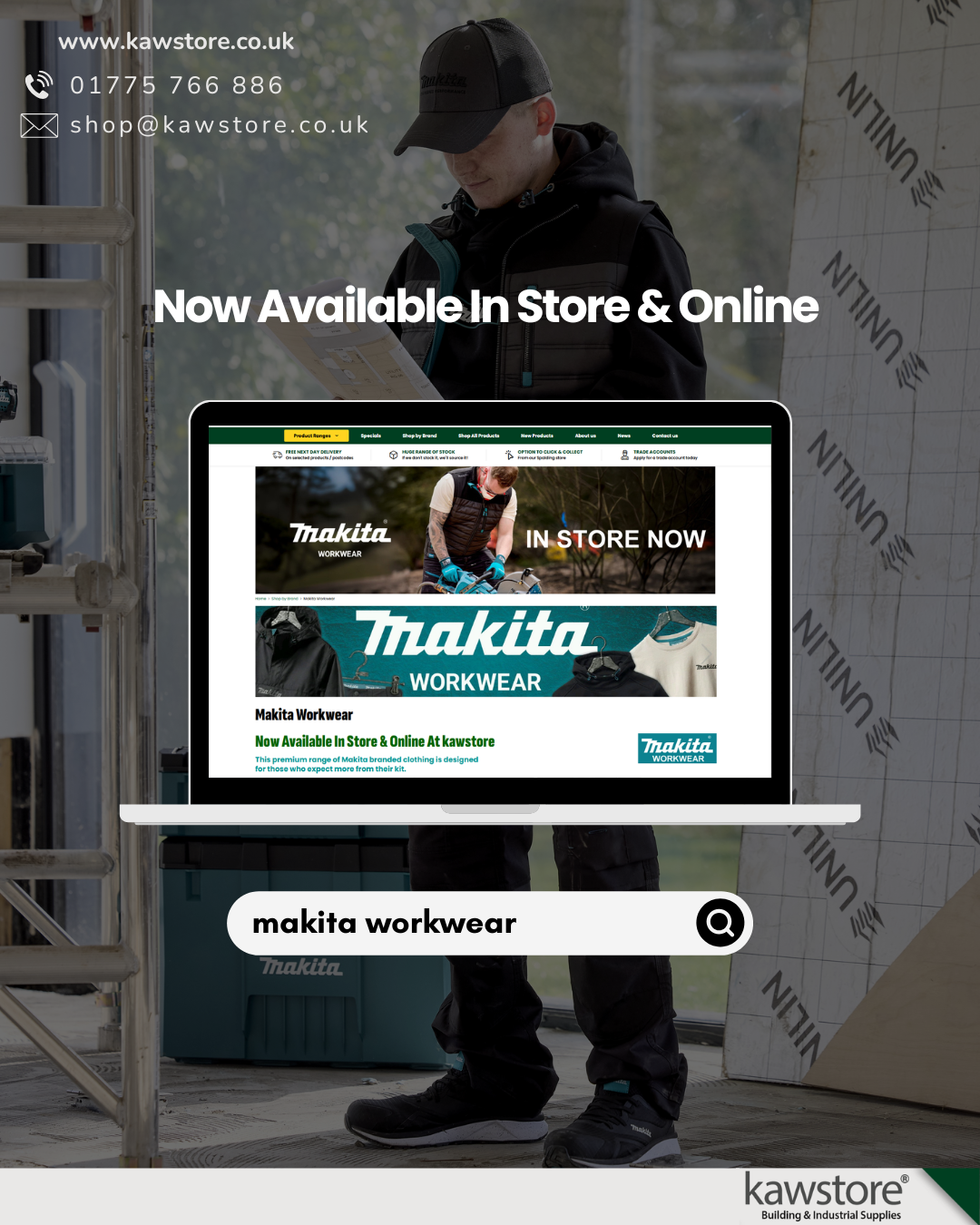 Matika Workwear now LIVE on the Kawstore website 🦺