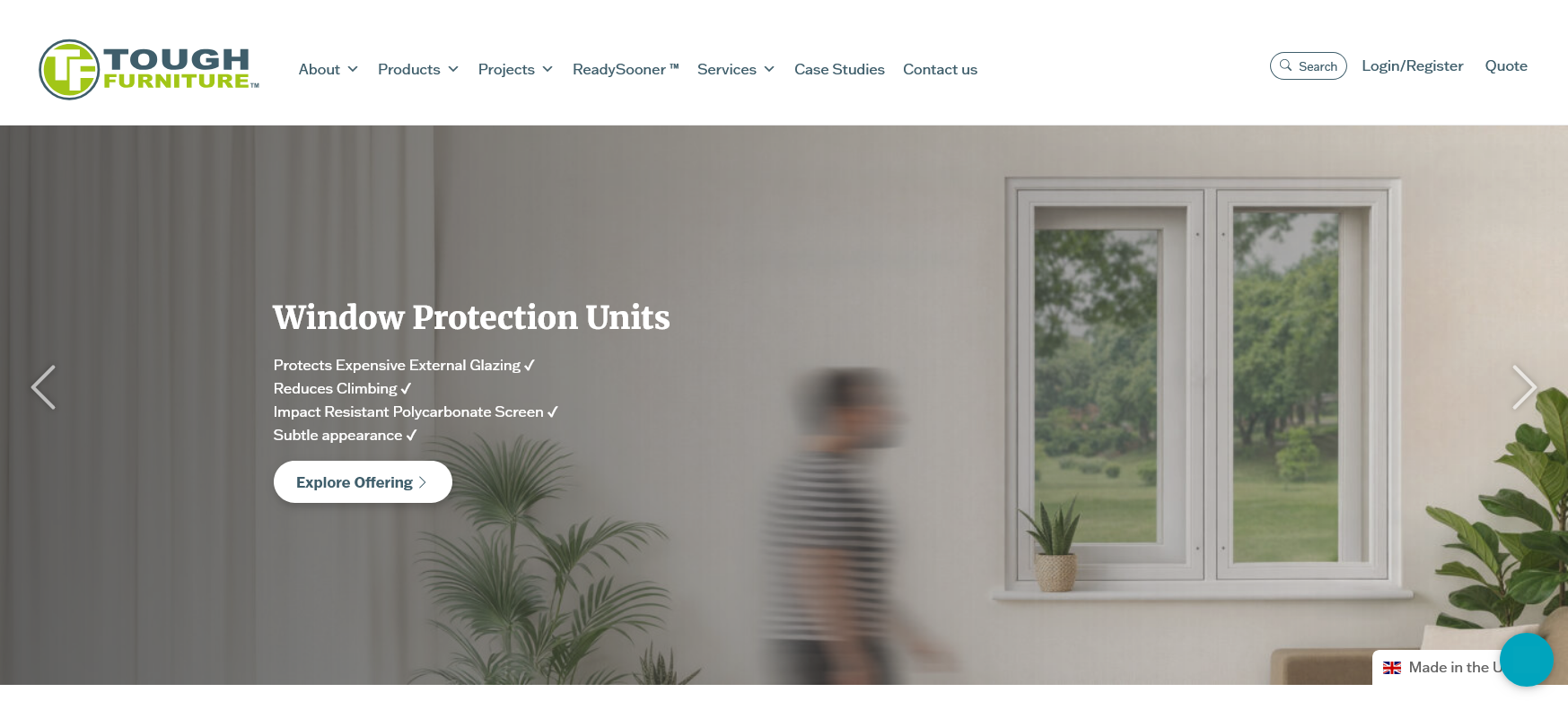 Tough Furniture Website Screenshot 001