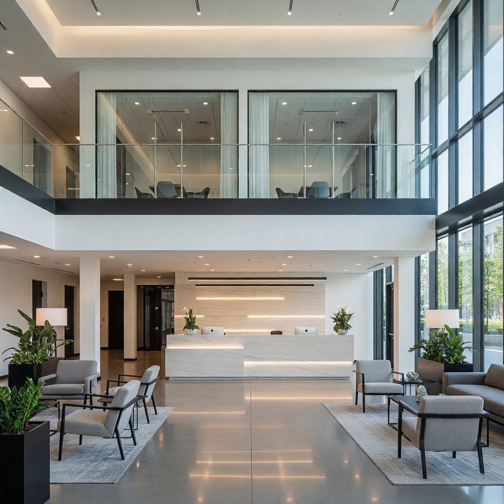 The Role of Reception Mezzanines in Modern Commercial Spaces