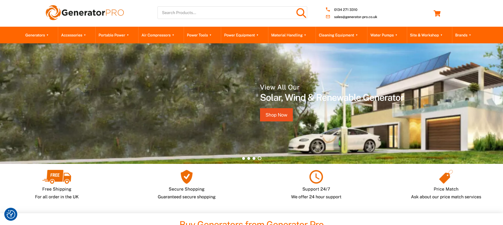 Generator Pro Website Screenshot 001