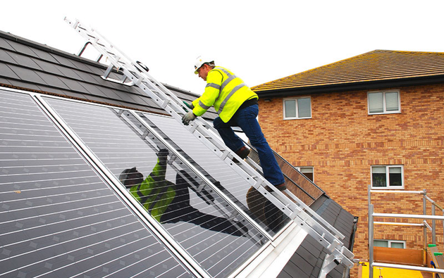 Solar Bridging Ladder in Bicester