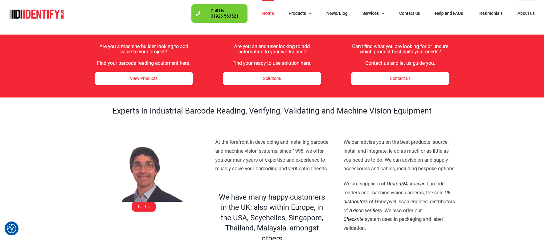 Identify Direct Ltd Website Screenshot 001