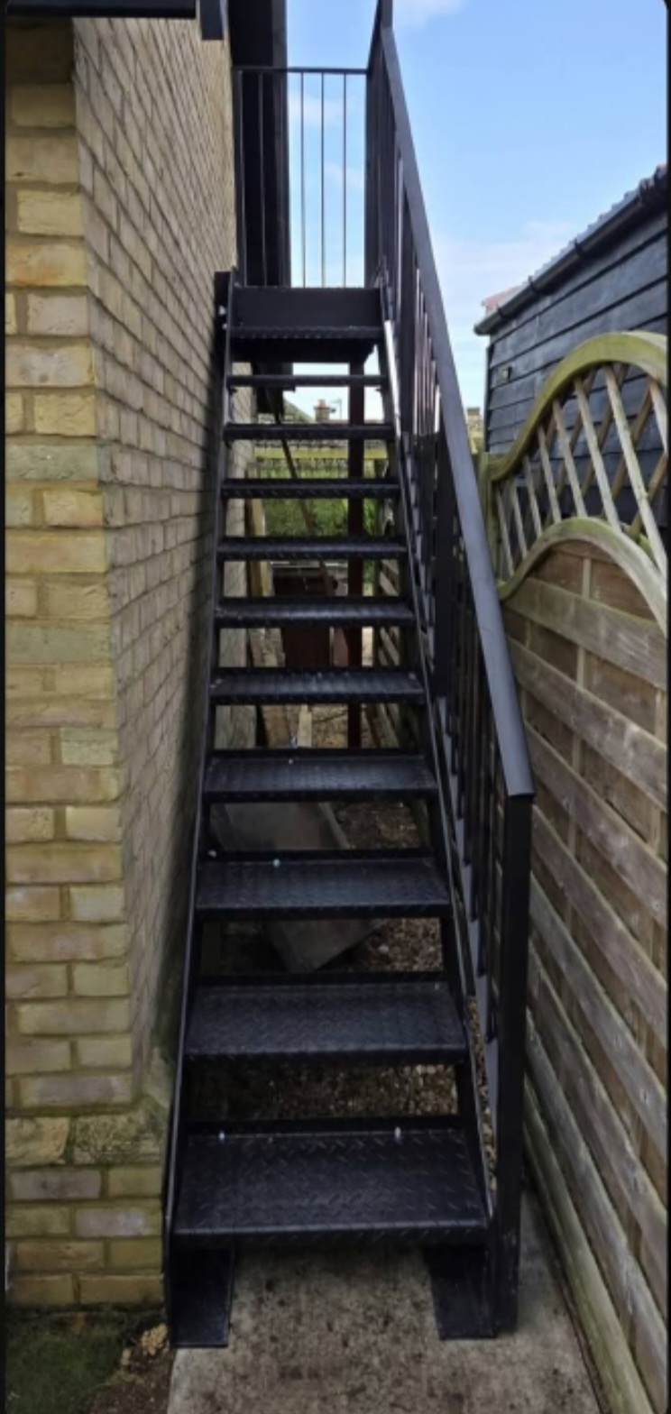 Steel Fire Escape Stairs