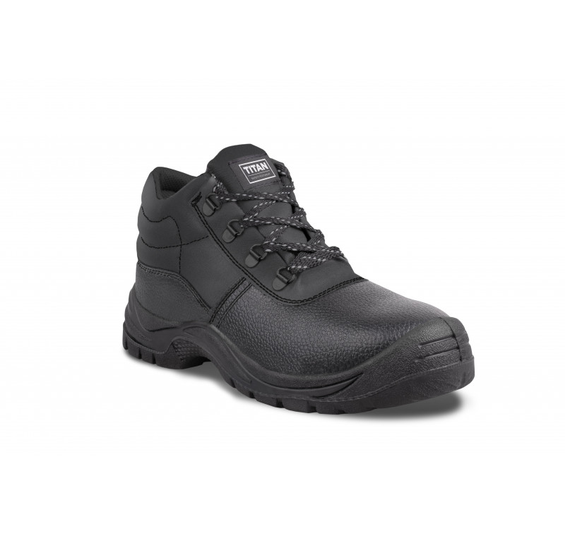 Titan Argon S3 Chukka Safety Boots – Black, Steel Toe, SRC Rated