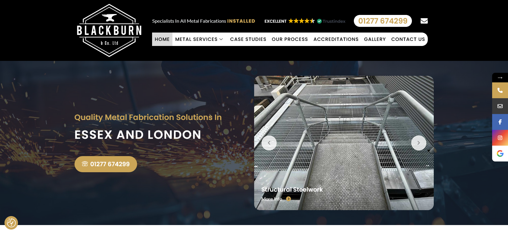 Blackburn & Co. Ltd Website Screenshot 001