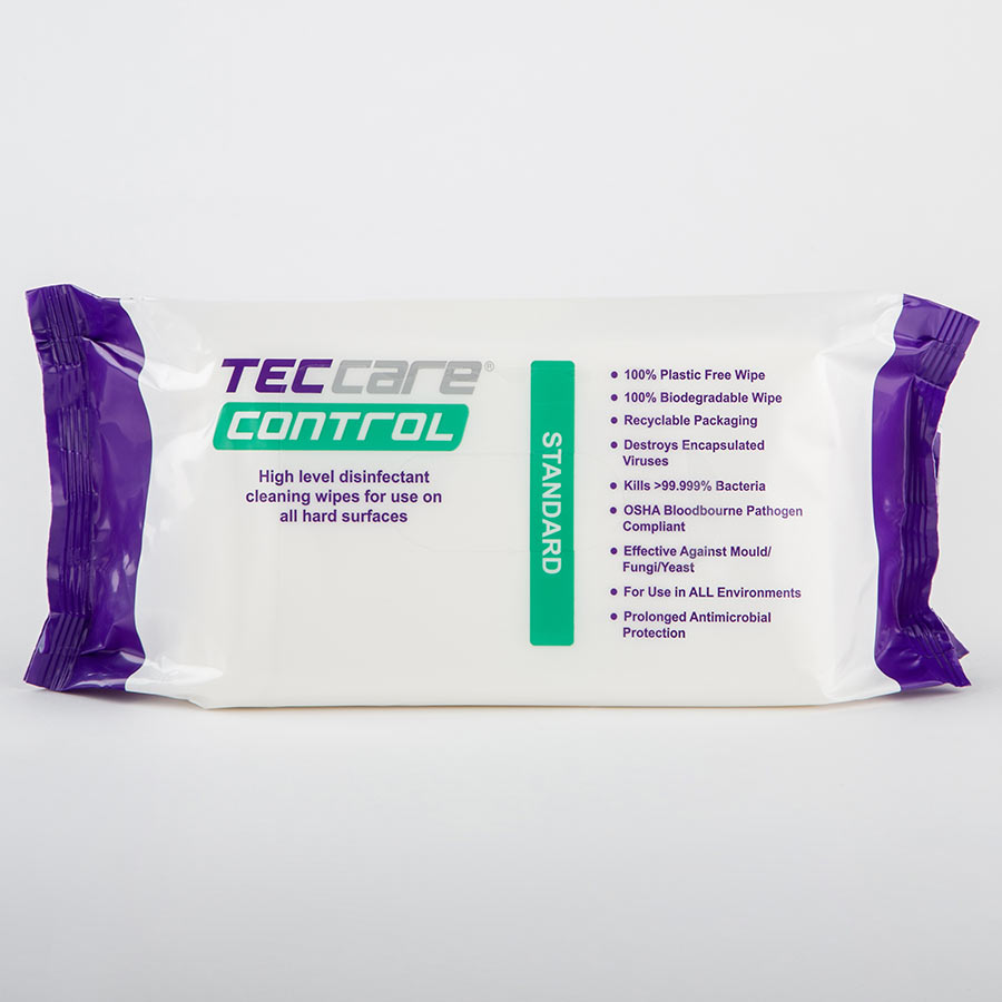 Teccare Control Wipes