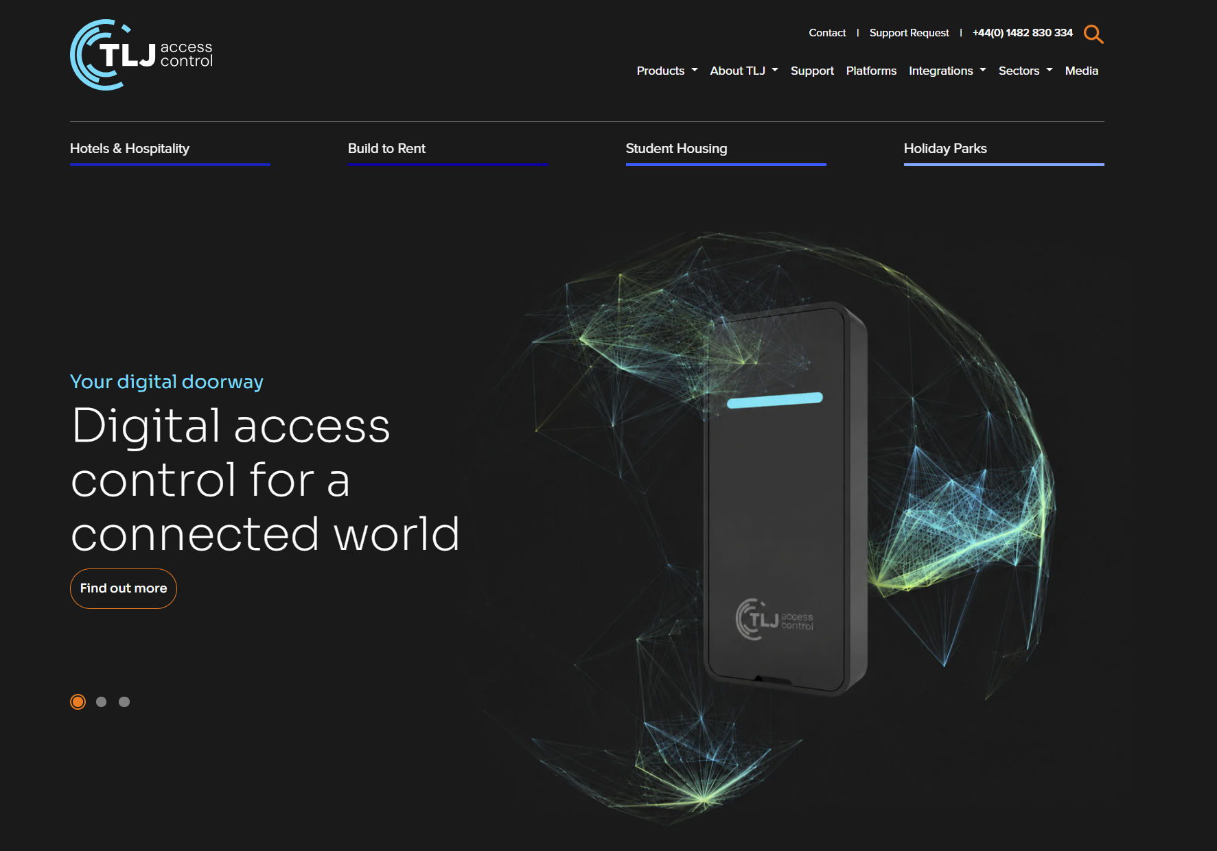 TLJ Access Control Website Screenshot 001