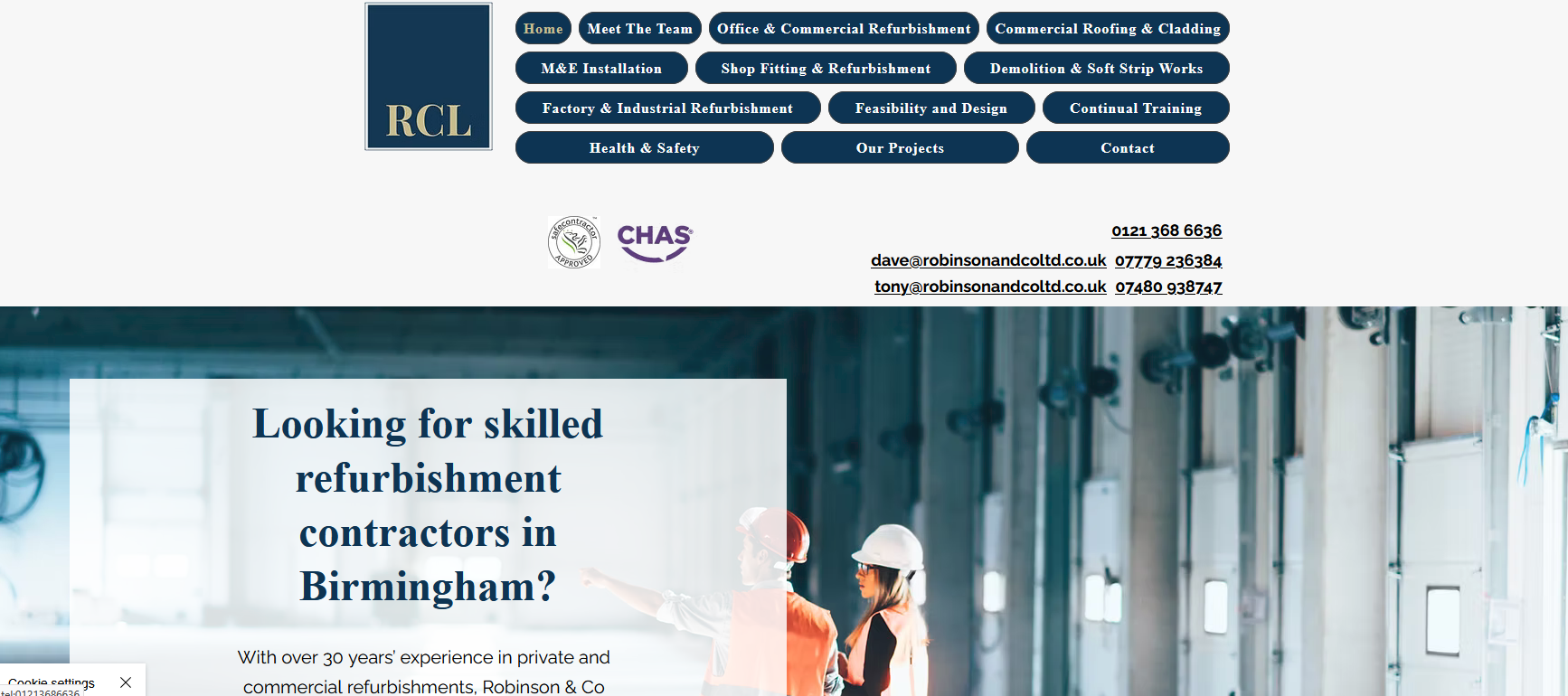 Robinson & Co Ltd Website Screenshot 001