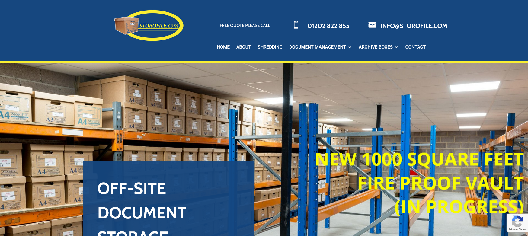 Storofile Ltd Website Screenshot 001