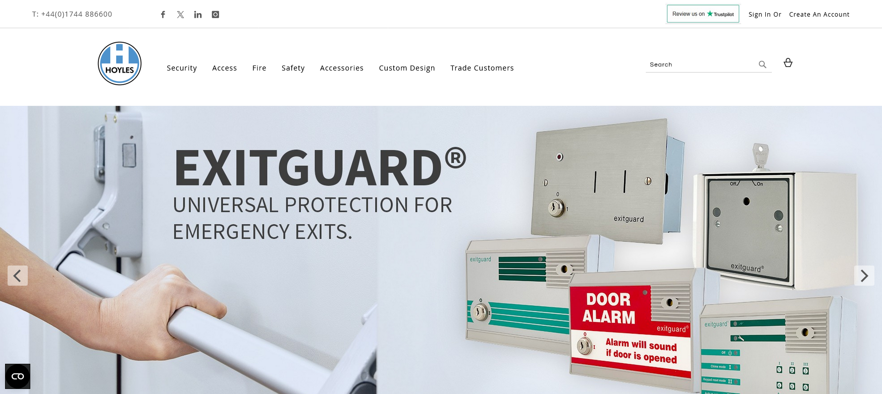 Hoyles Electronic Developments Ltd Website Screenshot 001