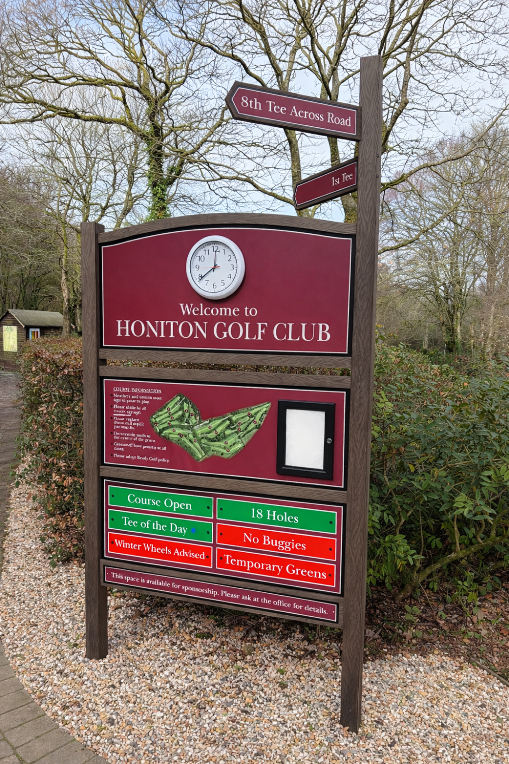 Complete Directional Signage Solutions for Golf Courses🏌️
