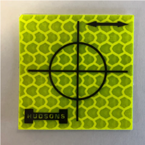 Hudsons Yellow 40 mm Retro Targets x 20