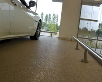 Case Studies: Multiquartz Flooring at Lovetts Ferrari & Maserati & Used Car Showrooms