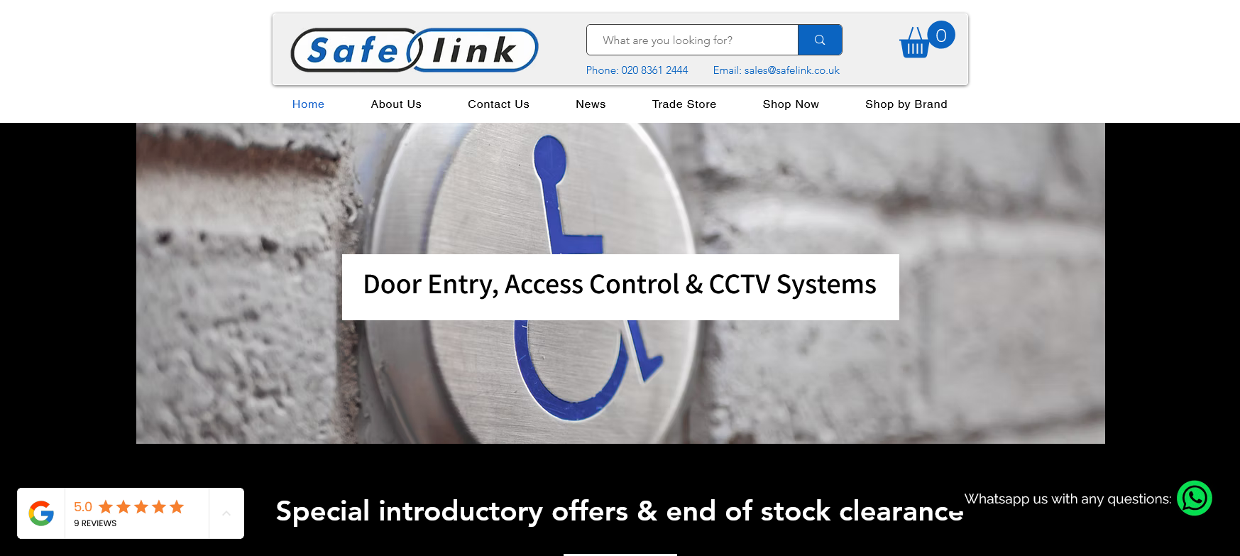 Safelink Services Ltd Website Screenshot 001