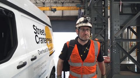 Overhead Crane Breakdown Support