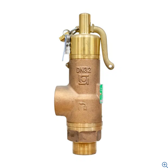 Bailey 707ML Safety Relief Valve Male x Female (Metal Disc with Lever – Suitable for Steam & Liquid Service)