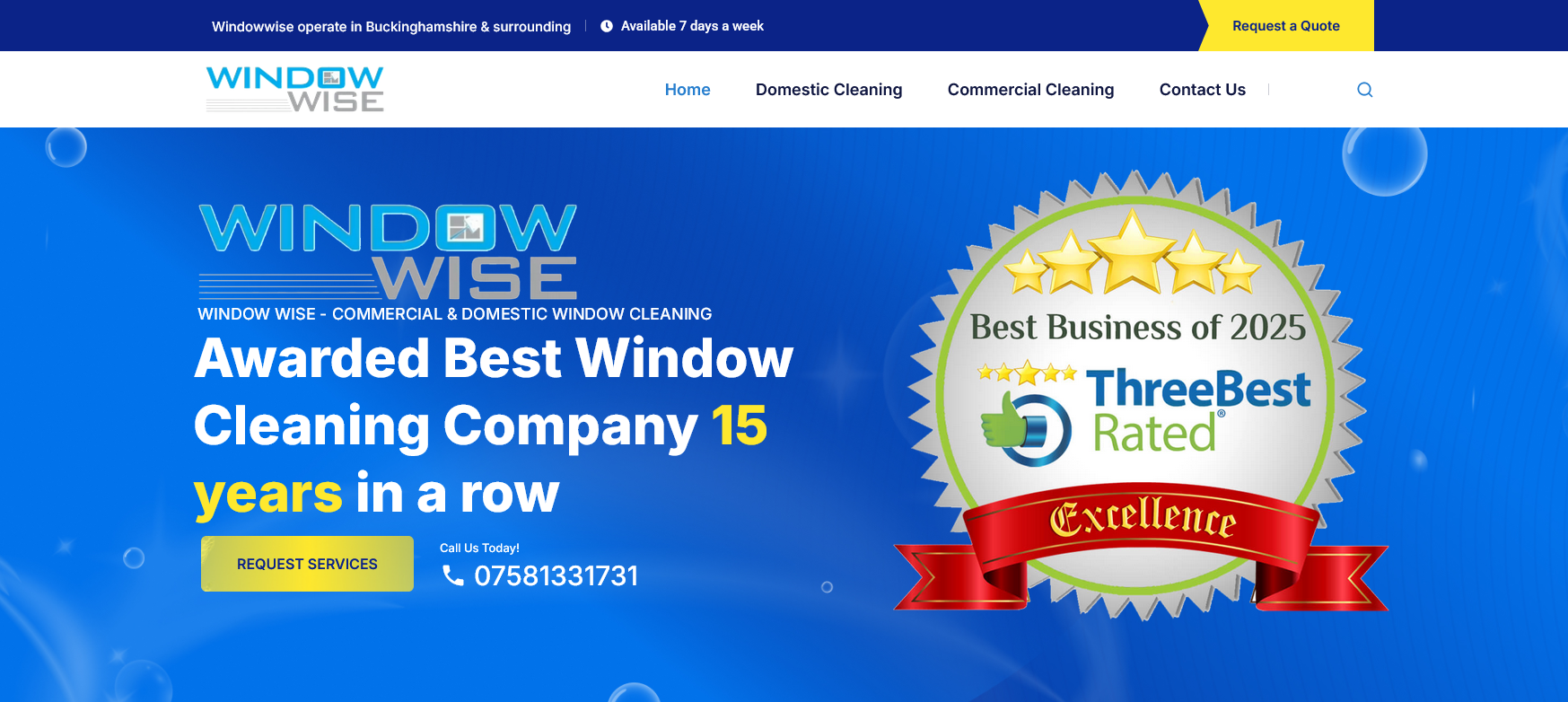 WindowWise Website Screenshot 001