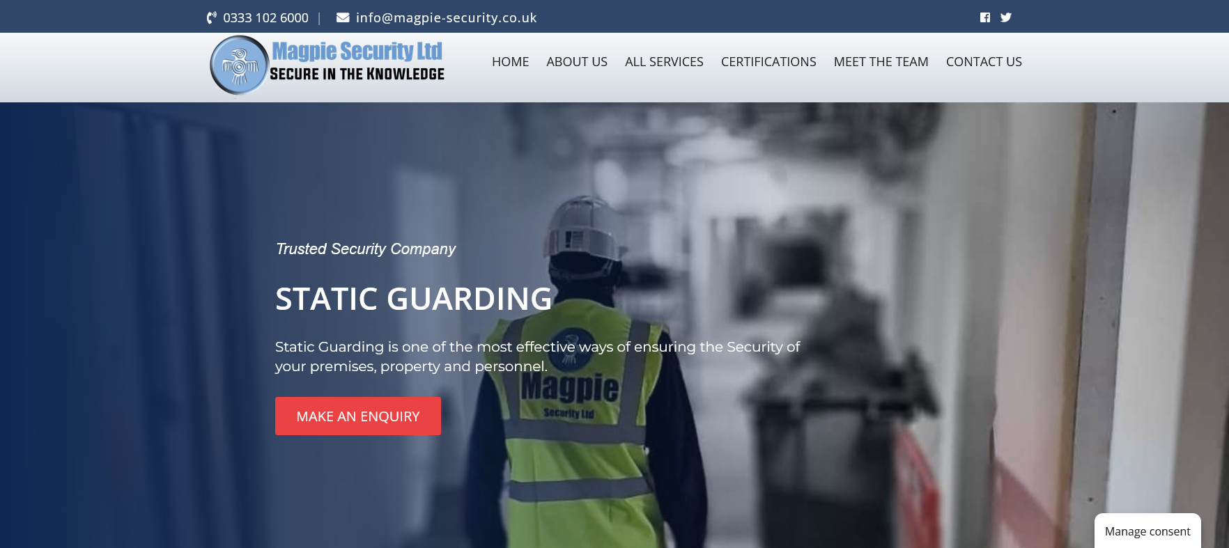 Magpie Security Ltd Website Screenshot 001