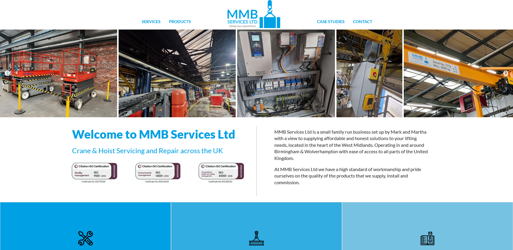 MMB Services Ltd Website Screenshot 001