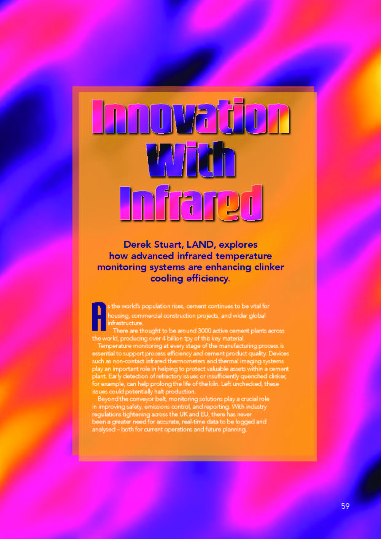 World Cement January 2026 | Innovation with Infrared