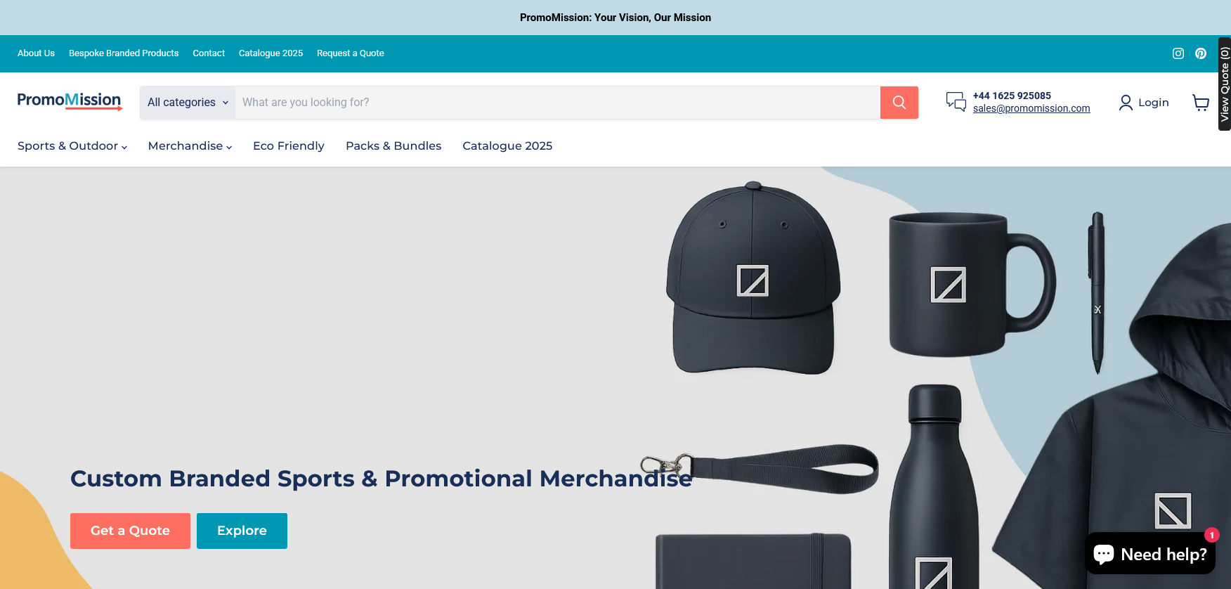 Promo Mission Ltd Website Screenshot 001