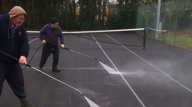Court Cleaning & Maintenance
