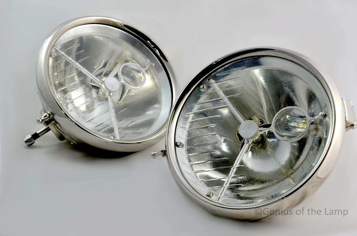 Nickel Plated Headlights