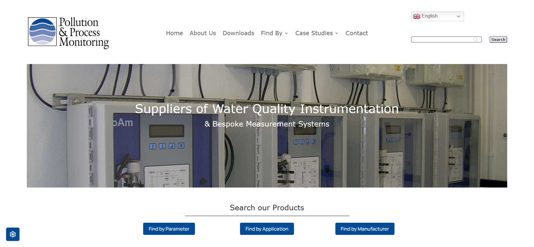 Pollution & Process Monitoring Ltd Website Screenshot 001