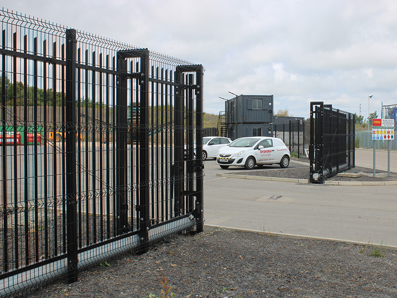 Sliding Gate Installation for Ovenden Tipper Services