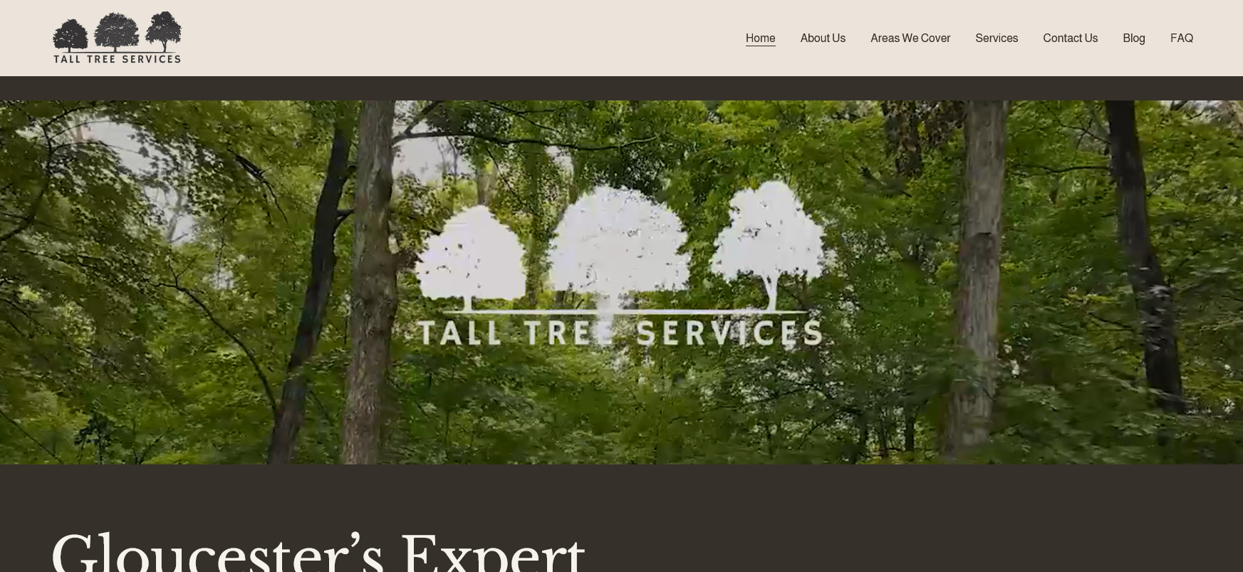 Tall Tree Services Ltd Website Screenshot 001