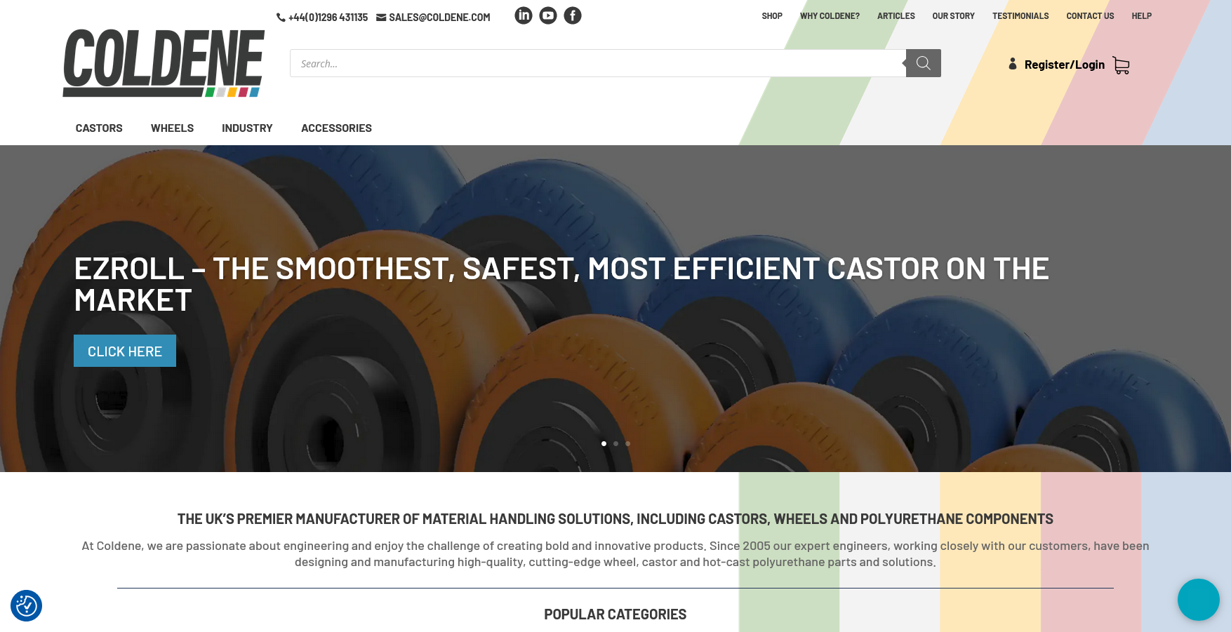 Voldene Castors Ltd Homepage