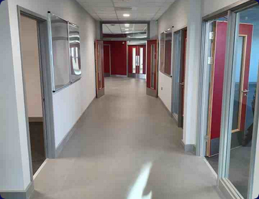 Commercial Corridor Cleaning