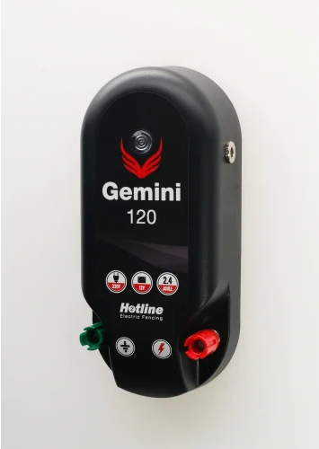 Hotline Gemini 120 - Dual Powered Electric Fence Energiser 2.4J